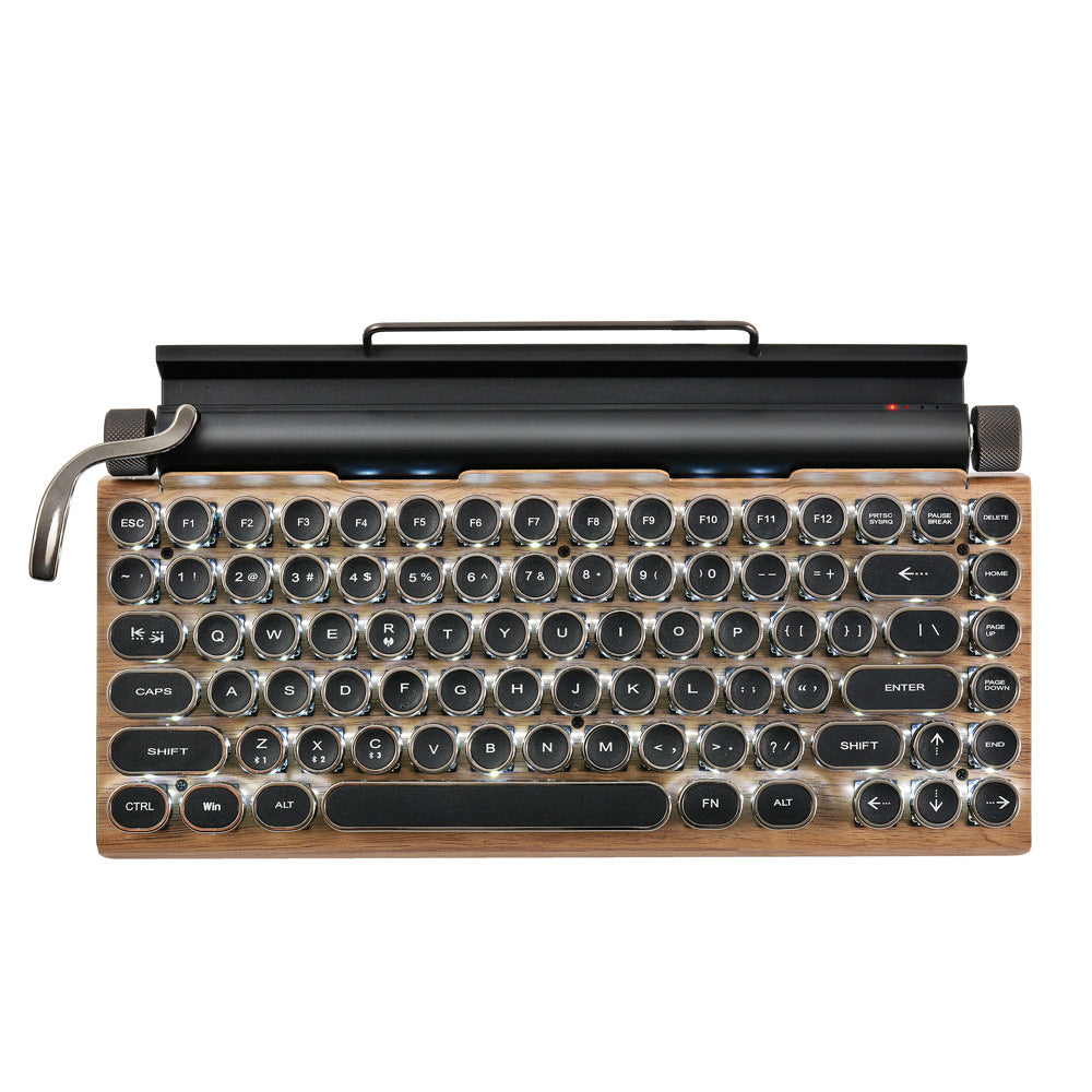 Retro Typewriter Keyboard - Wireless Bluetooth and USB Mechanical Keyboard - Gitelle
