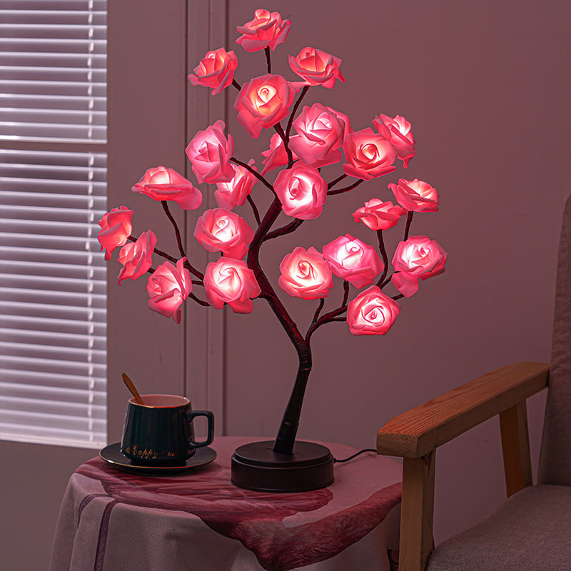 LED Rose Tree Lamp
