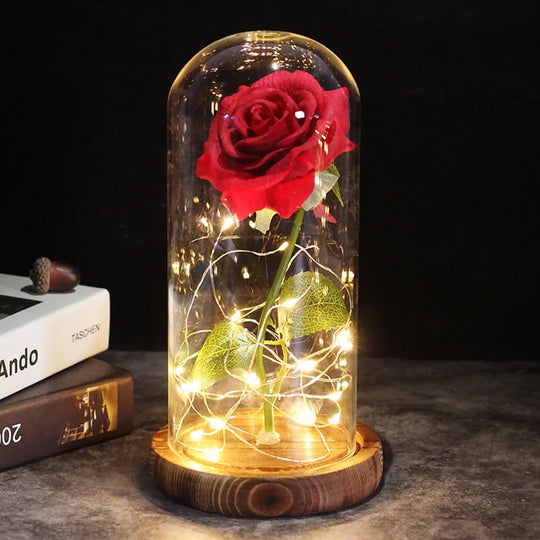 Galaxy Rose - A Timeless Beauty in Glass - Valentine's Day Gift