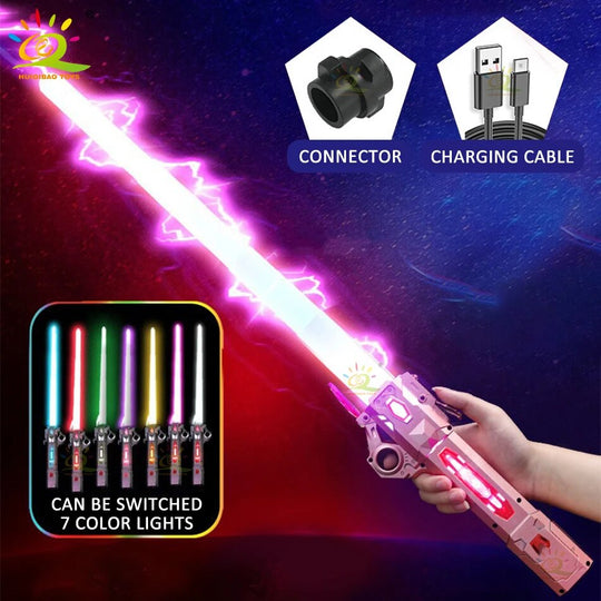 Heavy Dueling RGB Laser Sword Toy - Gitelle