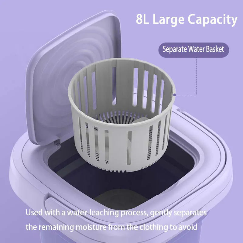 Portable Mini Foldable Washing Machine - Gitelle