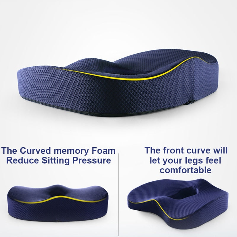 Orthopedic Memory Foam Seat Cusion - Gitelle