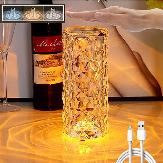 Rose Diamond Table Lamp - Gitelle
