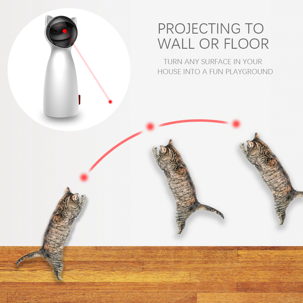 Smart Cat Laser Toy - Gitelle