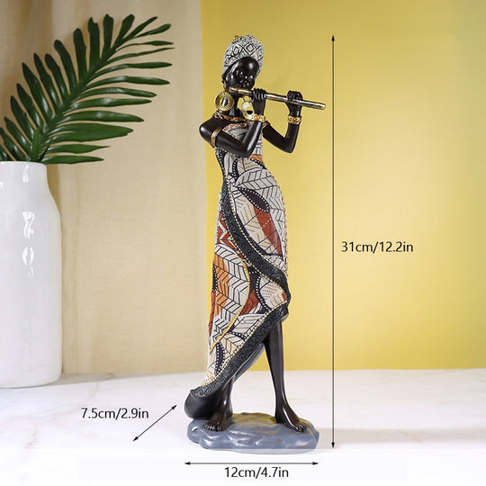 Female Musician Statue - Gitelle