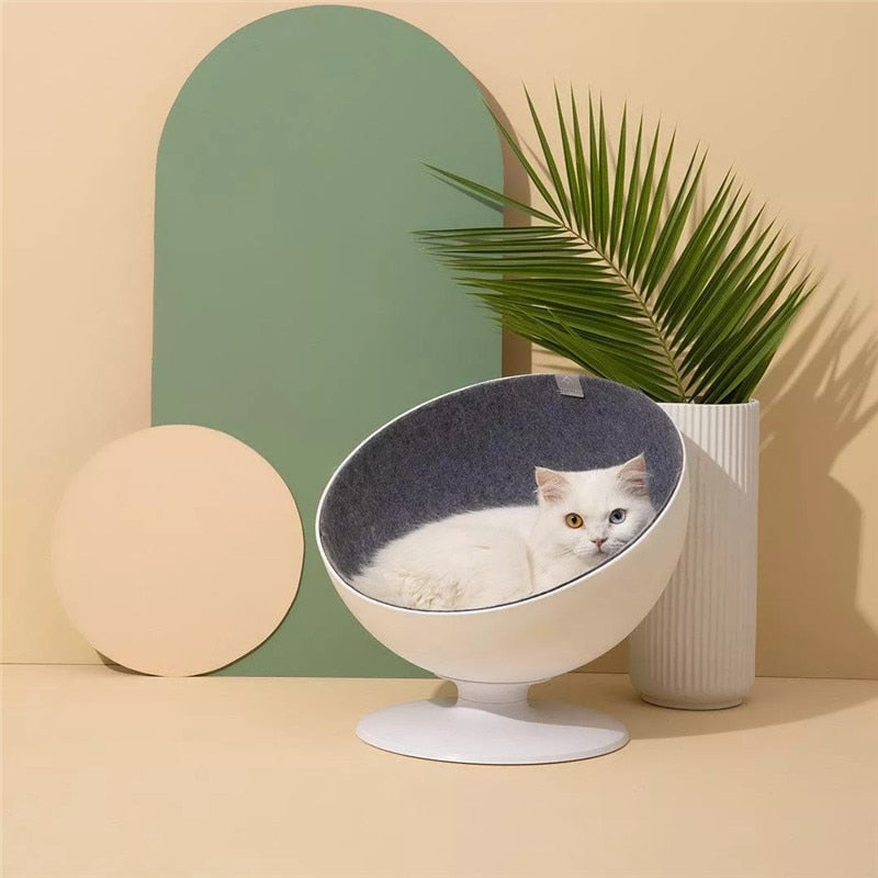 360-degree Rotating Cat Bed - Gitelle