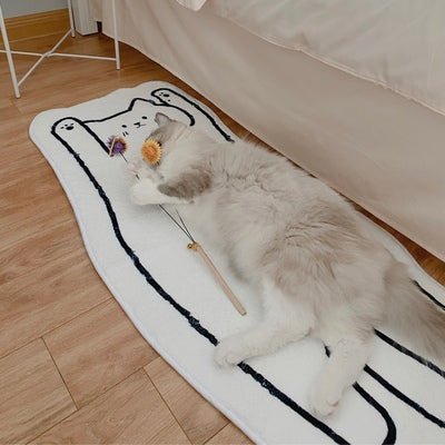 Cat Lying Rug - Gitelle