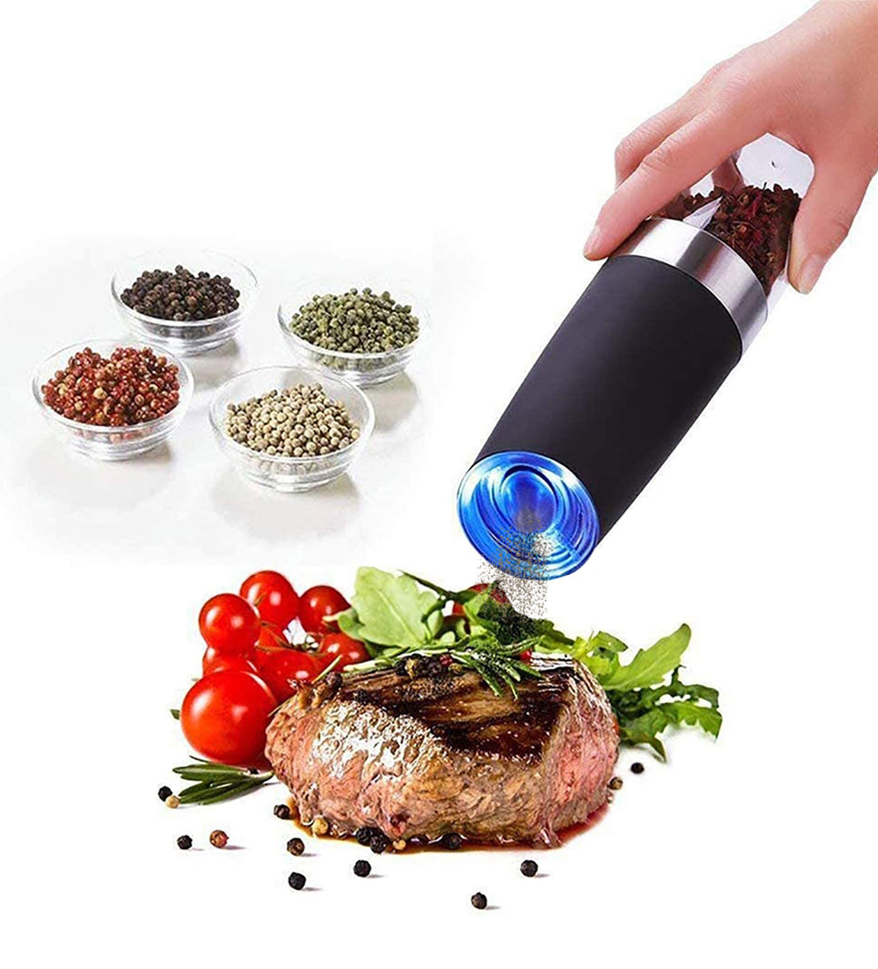 Electric Salt Ginder, Automatic Pepper Grinder, Gravity Induction