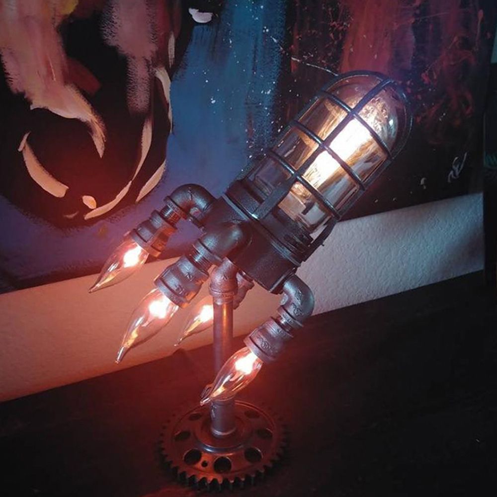 Steampunk Rocket Lamp - Gitelle