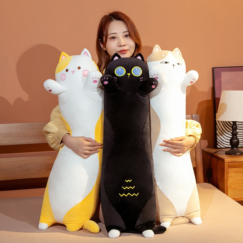 Giant Plushy Cat Pillow - Gitelle