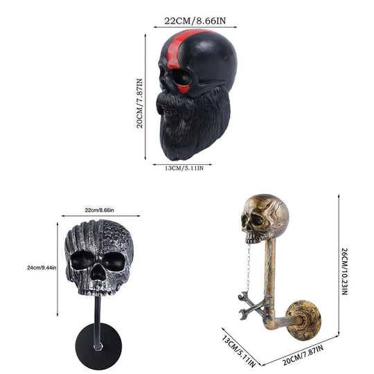 Skull Motorcycle Helmet Holder - Gitelle