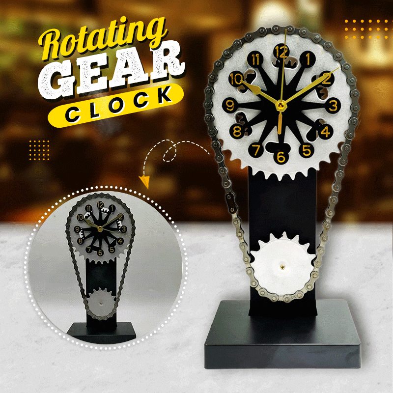 Creative Rotating Gear Clock - Gitelle