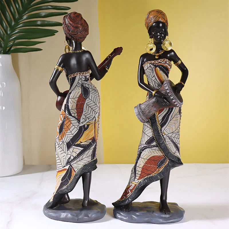 Female Musician Statue - Gitelle